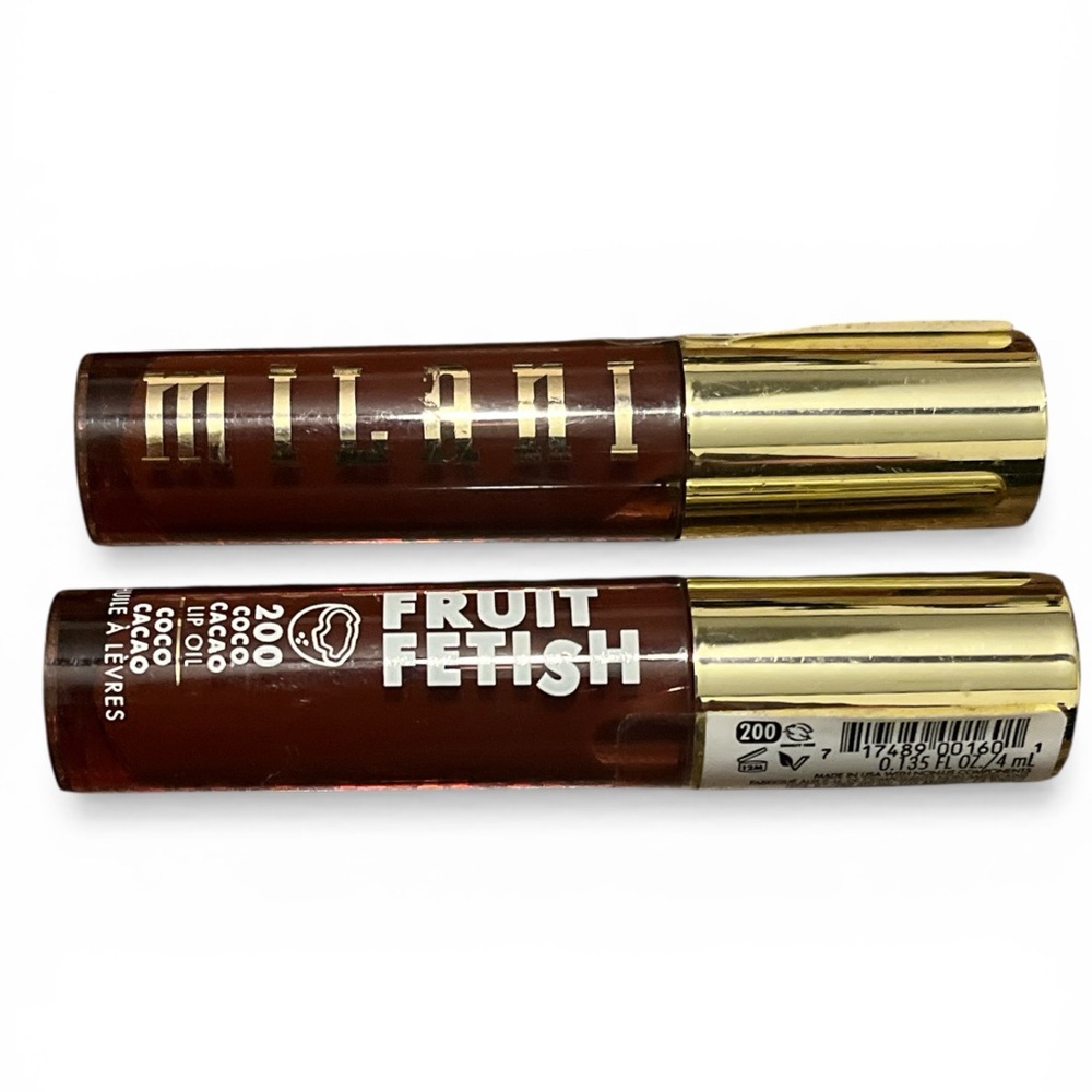Milani Fruit Fetish Lip Gloss Coco Cacao Set of 2